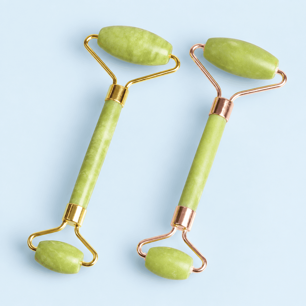 Jade Gua Sha & Face Roller Set
