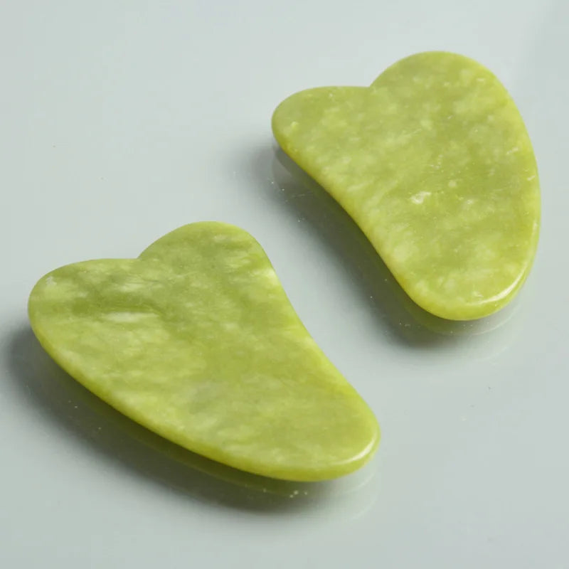 Jade Gua Sha & Face Roller Set