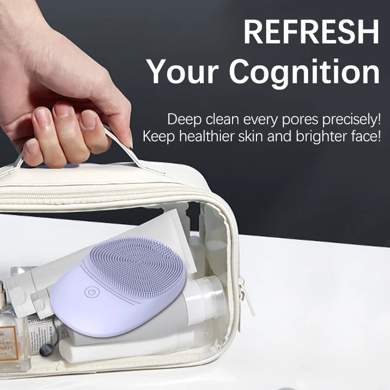 Sonic Silicone Facial Cleansing Brush